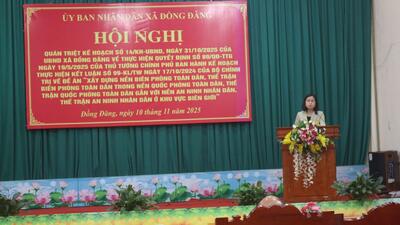 UBND xã Đồng Đăng tổ chức Hội nghị triển khai Kế hoạch số 14/KH-UBND ngày 31/10/2025 của UBND xã về thực hiện Quyết định số 89/QĐ-TTg ngày 19/5/2025 của Thủ tướng Chính phủ ban hàn