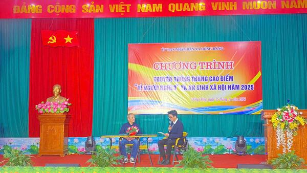 Chương trình truyền thông tháng vì người nghèo và an sinh xã hội năm 2025.