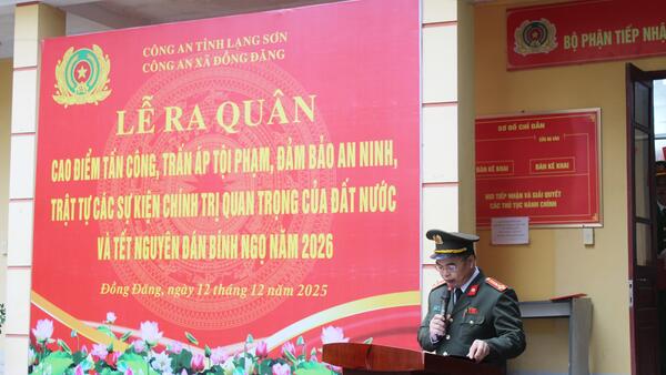 CÔNG AN XÃ ĐỒNG ĐĂNG RA QUÂN CAO ĐIỂM TẤN CÔNG, TRẤN ÁP TỘI PHẠM - GIỮ BÌNH YÊN CHO DÂN ĐÓN TẾT BÍNH NGỌ 2026
