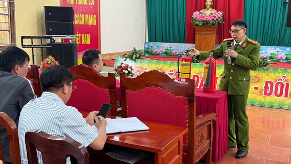 Sẵn sàng phương án đảm bảo an toàn PCCC tại các điểm bỏ phiếu