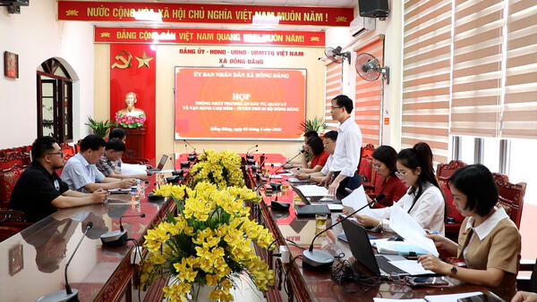 HỌP THỐNG NHẤT PHƯƠNG ÁN ĐẦU TƯ, QUẢN LÝ VÀ VẬN HÀNH CHỢ ĐÊM - TUYẾN PHỐ ĐI BỘ ĐỒNG ĐĂNG