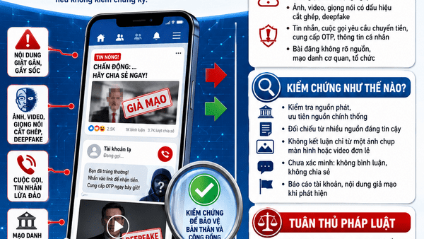 TIN GIẢ THỜI AI: KIỂM CHỨNG TRƯỚC KHI CHIA SẺ
