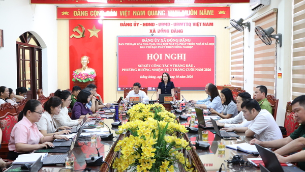 ĐỒNG ĐĂNG SƠ KẾT CÔNG TÁC XÓA NHÀ TẠM VÀ PHÁT TRIỂN NÔNG NGHIỆP 9 THÁNG NĂM 2026