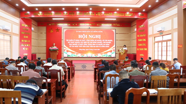 TẬP HUẤN KỸ NĂNG RÀ SOÁTHỘ NGHÈO, HỘ CẬN NGHÈO NĂM 2026